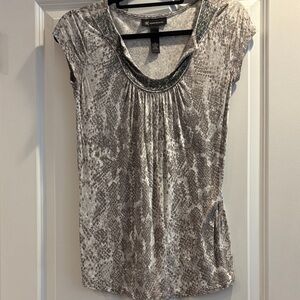 INC International Concepts Snake Patterned Blouse